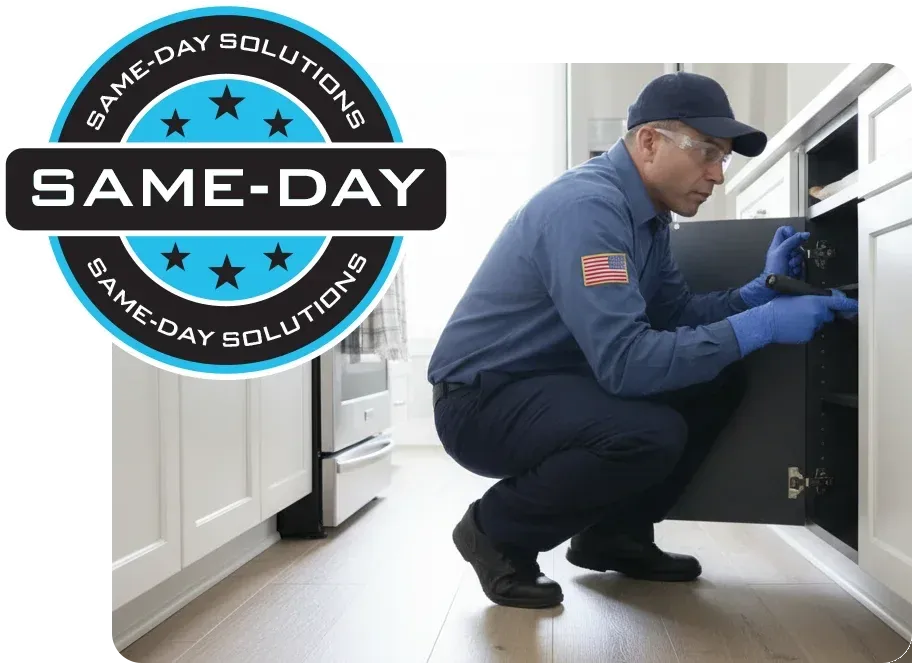 Inspecting a kitchen